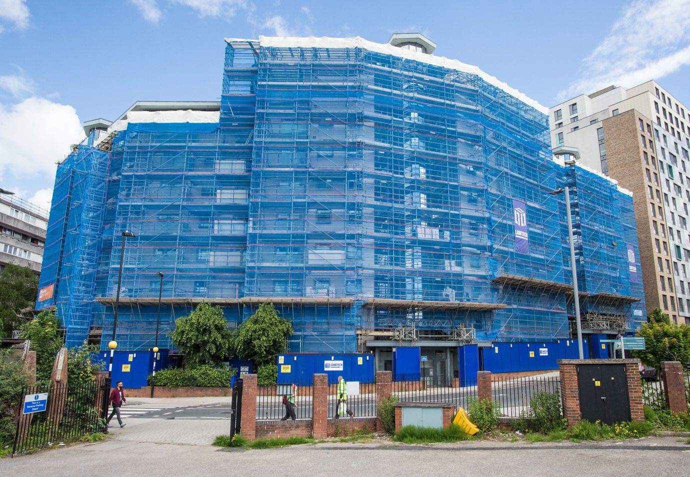Lawtech Group - UK - Cladding & Facade Specialists  - Empire View & Gantry Court 