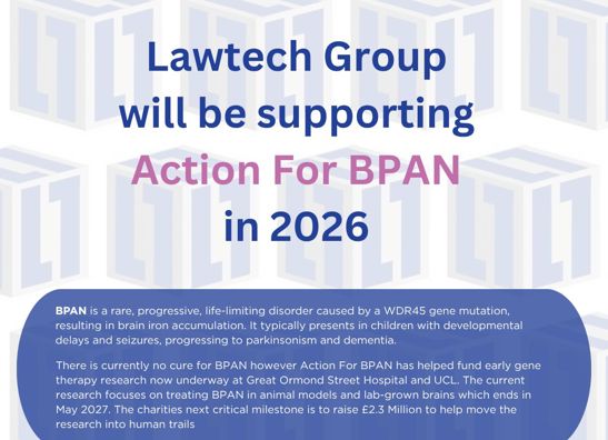 Action for BPAN Sponsorship - Lawtech Group Ltd