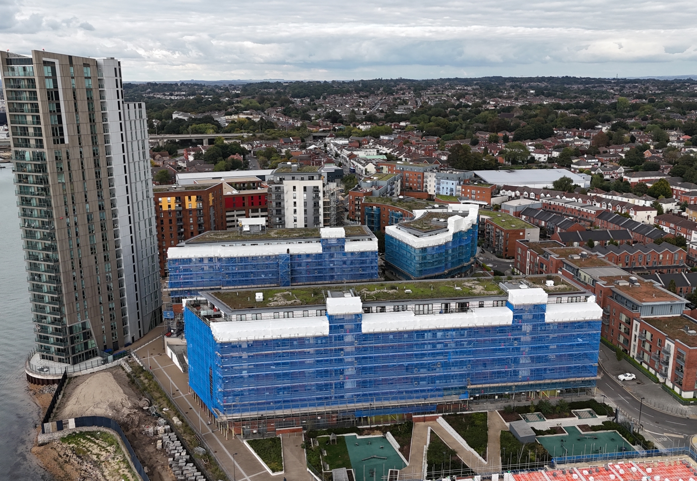 Lawtech Group - UK - Cladding & Facade Specialists  - Centenary Quay
